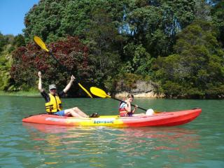 Kayaking Ohope Beach