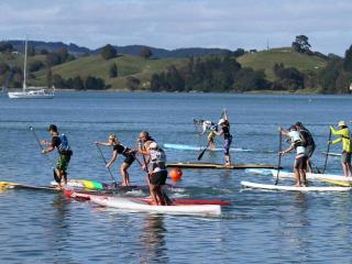 Stand Up Paddle Boarding, Ohope Beach, New Zealand