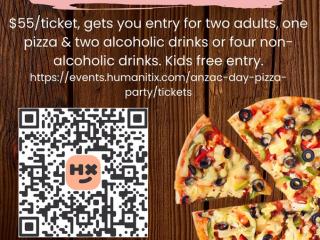 Anzac Pizza Party Wainui Ohope